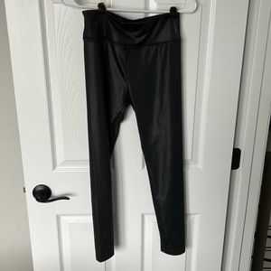 Faux leather leggings